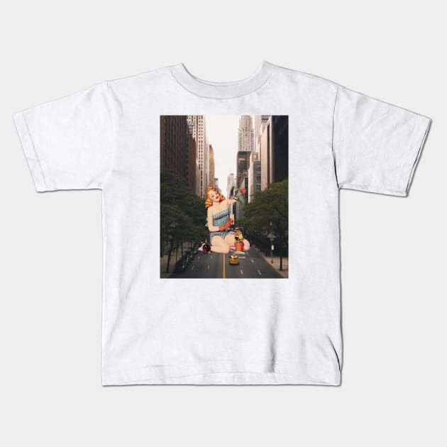 Garden in the city Kids T-Shirt by SilentSpace